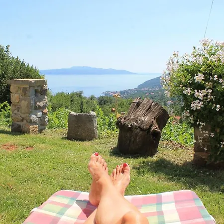 Sea View With Garden Near Opatija Apartment Veprinac